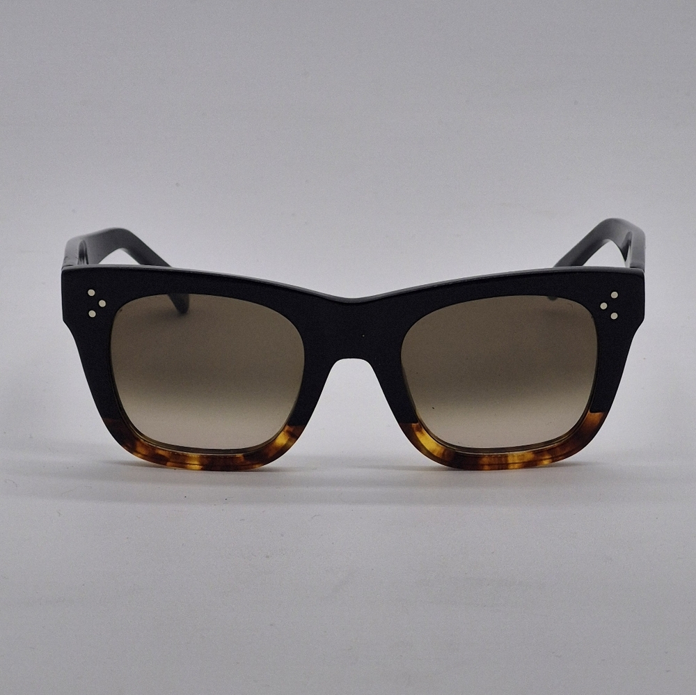 Celine Women's Black and Brown Sunglasses